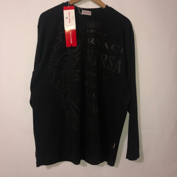 🥰 NEW WITH TAG VERSACE CLASSIC MENS LONG SLEEVE - Picture 3 of 8